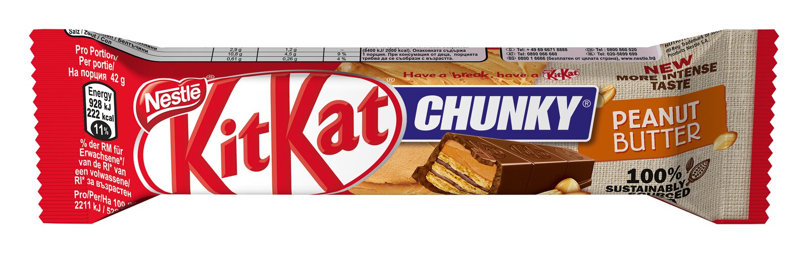 Kit Kat Chunky Peanut Butter 40g NESTLE ZGONC